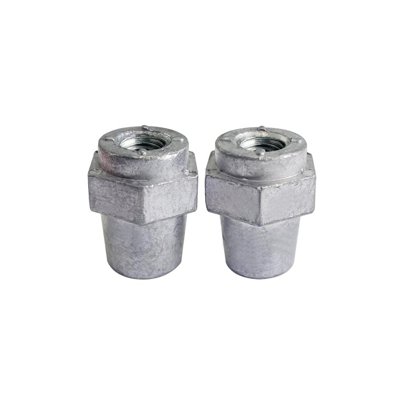 Ampper 3/8"-16 Thread Female Lead Battery Terminal Post Adapter Battery