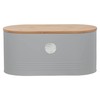 Typhoon Living Grey Bread Bin, 16 x 33.5 x 18