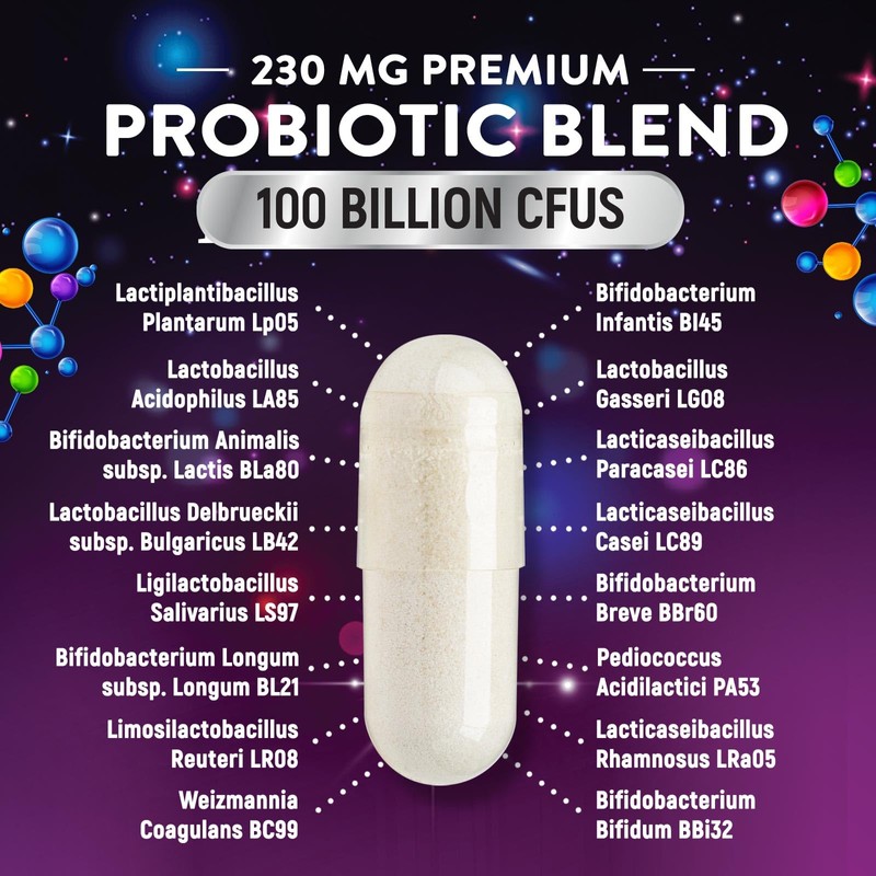 Nature's Probiotic 100 Billion CFU - 16 Strains + Prebiotics