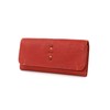 Dakota DA-31702 Women's Long Wallet, Genuine Leather, red