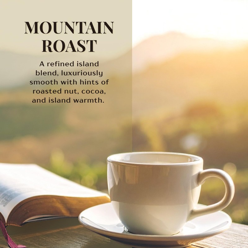 Royal Kona Coffee Mountain Roast, 10% Kona Coffee Blend, Medium-Roast