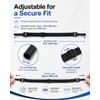 DLPRK Pack of 4 Adjustable Glasses Straps Non-Slip Sports Glasses