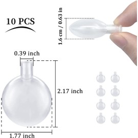 Andiker 10pcs Squeakers,Toy Noise Maker Plush Toy Repair Reed Insert Replacement for Dog Cat Baby Toy Repair (45mm 10pcs)