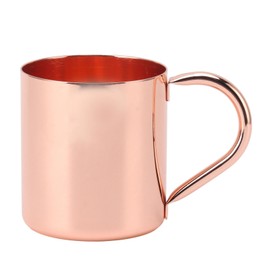 304 Stainless Steel Moscow Mugs Cocktail Red Wine Mugs Smooth Rounded Lip Ergonomic Handle Style 1 9.5x8.5cm