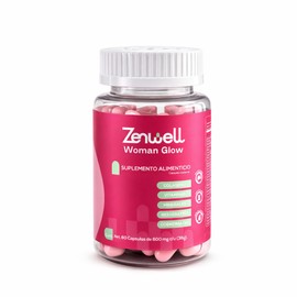 Zenwell Woman Multivitamínico para Mujer, Apoyo a Equilibrio Hormonal y Energía con Colágeno, Biotina, Hierro, Magnesio, Zinc, Vitamina D3, Complejo B y CoQ10, Fórmula Integral, 60 Cápsulas de 600 mg