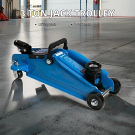 Heavy Duty Horizontal Hydraulic Jack 3 Ton Portable Floor Jack Vehicle Lifting Tool for Car Service