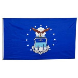 Moon Knives 3x5 Air Force Academy USAF Military Flag 100% Polyester 3x5 Banner Grommets - Party Decorations Supplies for Parades - Prime Outside, Garden, Men Cave Decor Flag