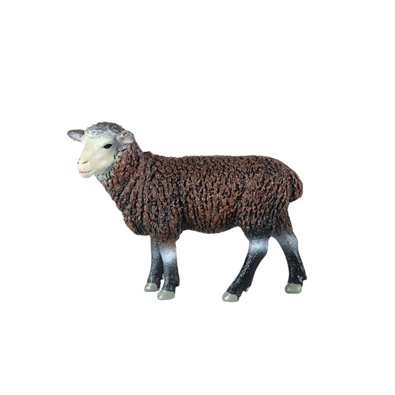 4 Pcs/Set Simulation Sheep Decoration Model Set Farm Animal Model