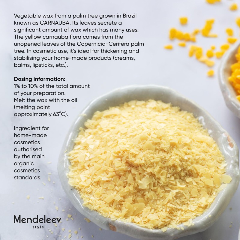 13 Oz Carnauba Wax Flakes Pure Carnauba Wax Bulk for