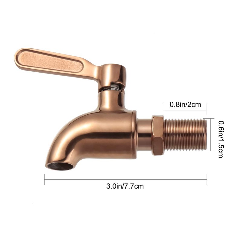 Beverage Dispenser Replacement Spigot Stainless Steel Polished Finished, Drink Dispenser