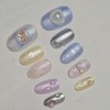 Satin Lovey [Handmade Nail Tips] Emily Nail - Short Almond