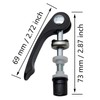 FDXGYH M6 x 65 Bike Seat Clamp 2 Pcs Aluminum