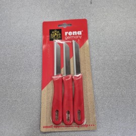 Rena Germany Kitchen Knife 90 mm Serrated - Set of 3