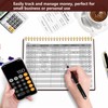 HAUTOCO Accounting Ledger Book A5 Horizontal Ledger Books for Small