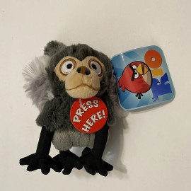 Commonwealth Angry Birds Rio Mauro Marmoset Lemur Monkey 8” Plush Commonwealth 2011(NO Sound)