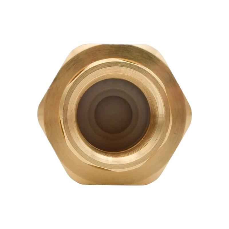 HYDRO MASTER Brass Dual Check Valve, 1/2" FNPT, Solid Brass,