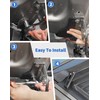 DSWSQ Ditch Hood Hinge Light Brackets for 2007-2013 Chevy Silverado