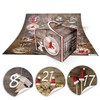 Logbuch-Verlag 24 DIY Advent Calendar Boxes 8 x 6.5 x