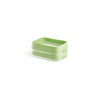 Lékué Set Seal Trays, wiederverwendbares Aufbewahrungsbehälter, 2 Stück, grün, 22x15x5