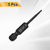 HARFINGTON 5pcs Flat Hex Head Drill Bit H1.5 (1.5mm) Magnetic
