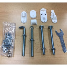 BabyDan Range of Stair Gates Spare Fitting Kits (BabyDan MultiDan Wood Fittings Kit)