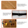 Multi Function Waterproof Waxed Canvas Apron Working Tool Aprons for