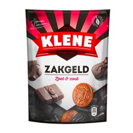 Klene Zakgeld Drop Zoet & Zout Mixed Bag Sweet and Salty Licorice from Holland 210 g Bag Dropjes I Typical Dutch Licorice