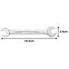 TONE DSB-1214 Spanner, 3/8 x 7/16 Inch Double Sided