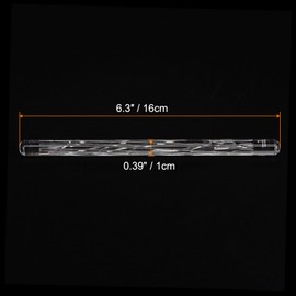 HARFINGTON Acrylic Embossed Rolling Pin 6.3 Inch Line Stripes 3D Pattern Acrylic Non-Stick Roller Fondant Embossing Clay Rolling Pin Textured for Baking Cookie Pastry Clay Dough