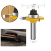 TAIWAIN 1/2 Inch Shank Woodworking Cutter 6 Finger Joint Router