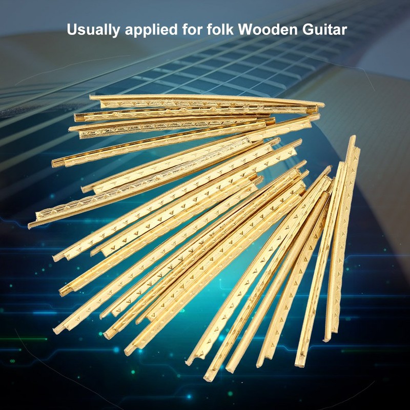20 Brass Guitar Wire, 2.0 mm Fret Wire for Folk