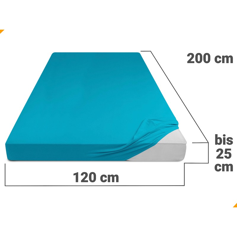 Classic Jersey Fitted Sheet Available In 34 Colours and 6