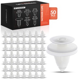 A-Premium 50PCS Nylon Trim Panel Retainer Clips Compatible with Nissan Pathfinder 1995-2004 & Infiniti QX4 1997-2003