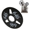 1/4 10in Take Up Reel 3 Holes Open Reel Aluminum