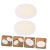 Healeved 2pcs Natural Loofah Pads Lanyard for Gentle Exfoliation Soft