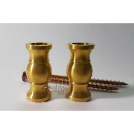 Quality Model Ship Model Ship Display Pedestals - Solid Turned Brass