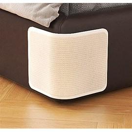GIBZ Sisal Cat Scratching Mat for Sofa Corner Chair Couch Protector Scratch Protection Durable for Indoor Use Beige Side