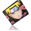 Roffatide Anime Wallets for Naruto Akatsuki Red Cloud Uzumaki Naruto