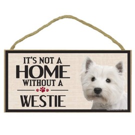 Imagine This Wood Sign for Westie Dog Breeds