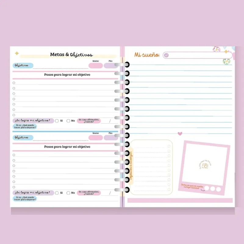 Agenda 2026 Mod Dentista Kawai Personalizada Y Stickers