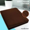 Wundermax Portfolio Binder 13 x 10.5 x 1.8 Inch, Vegan