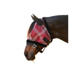 Kensington Signature Fly Mask w/Plush Fleece & Ears w/Forelock HoleSize: XL-Lrg.Horse Color: 165 - Merlot
