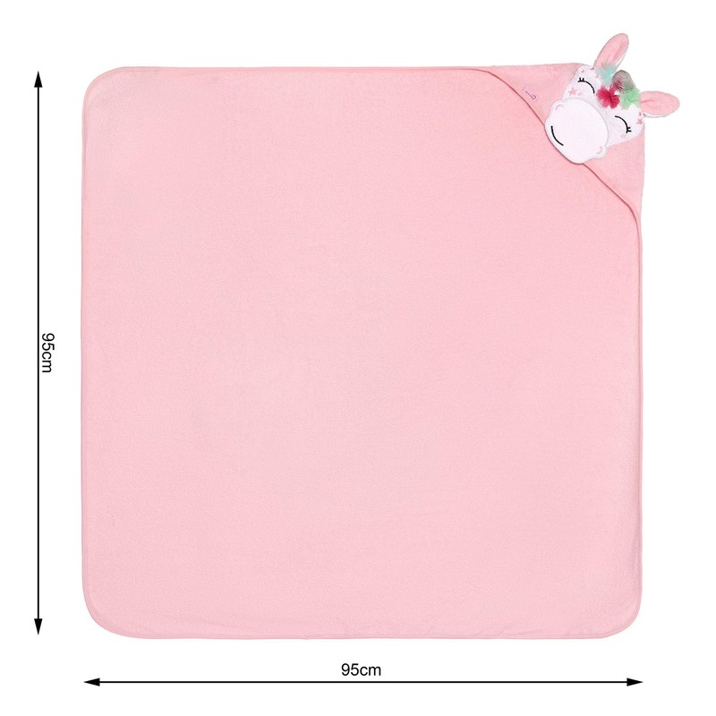 Be Mammy BE20-272-BBL Hooded Towel Cotton 95 cm x 95