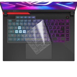 Keyboard Skin Compatible for 2021 ASUS ROG Strix G15 Gaming Laptop 15.6" G513QM G513QR G513QR-ES96 G513IH, 2022 ASUS ROG Strix G533Z G513R Series [Not Compatible for 2020 ASUS ROG Strix G15] (Clear)