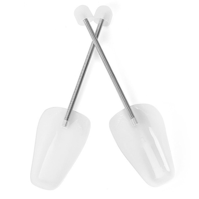 Enwye 4 Pcs Plastic Shoe Trees for Men,Adjustable Spiral Spring
