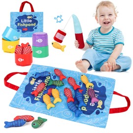 Gaethra Toy from 1 2 years children, fishing game, baby toy, children's toy for 6 12 months, fish fishing game, Montessori toy, learning games, motor skills toy, small gifts
