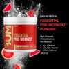 Raw cbum essential pre workout pre entrenamiento 30 servicios sabor