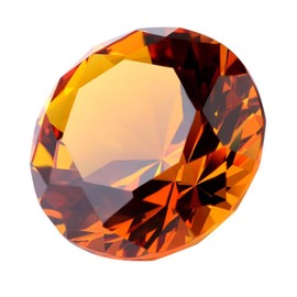 Eterspr Amber crystal glass diamond, 50 mm crystal glass diamond, crystal glass decoration, can be used as a party decoration or as a toy given to your children