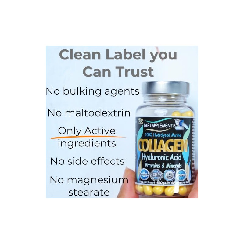 Advanced Skin, Hair, Nails, Bones Complex. Marine Collagen from Wild