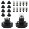 ZDRU E10 Screw Mini Bulbs Kit, 10 Pcs E10 Mini